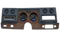 197377 CHEVELLE / MONTE CARLO VHX SYSTEM BLACK ALLOY STYLE FACE BLUE DISPLAY