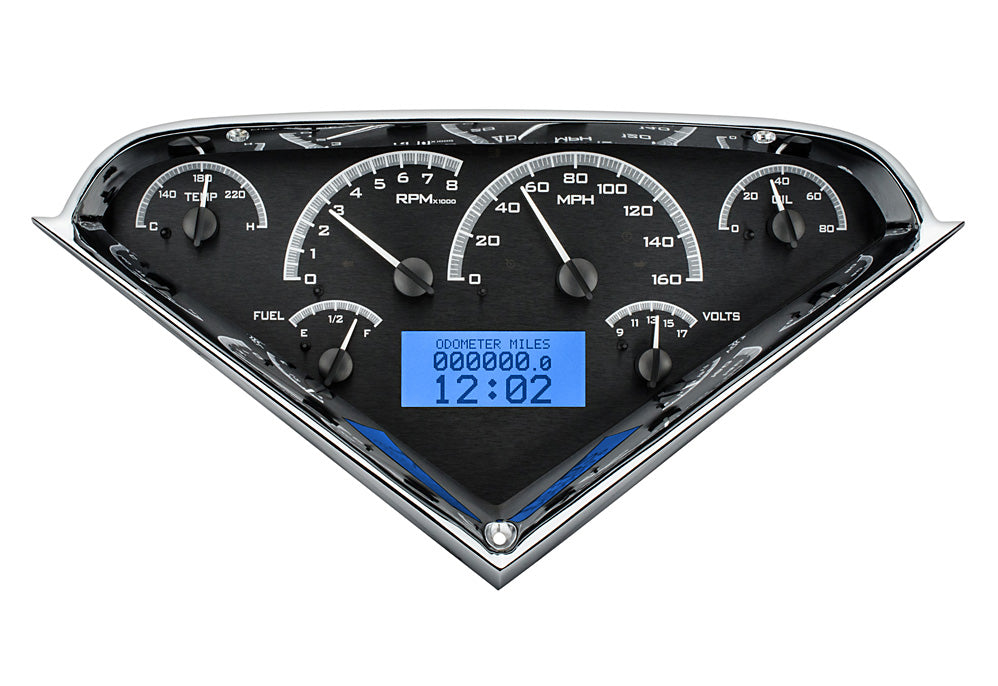 195559 CHEVY PICKUP VHX SYSTEM CARBON FIBER STYLE FACE RED DISPLAY
