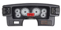 198789 MUSTANG VHX SYSTEM SILVER ALLOY STYLE FACE RED DISPLAY