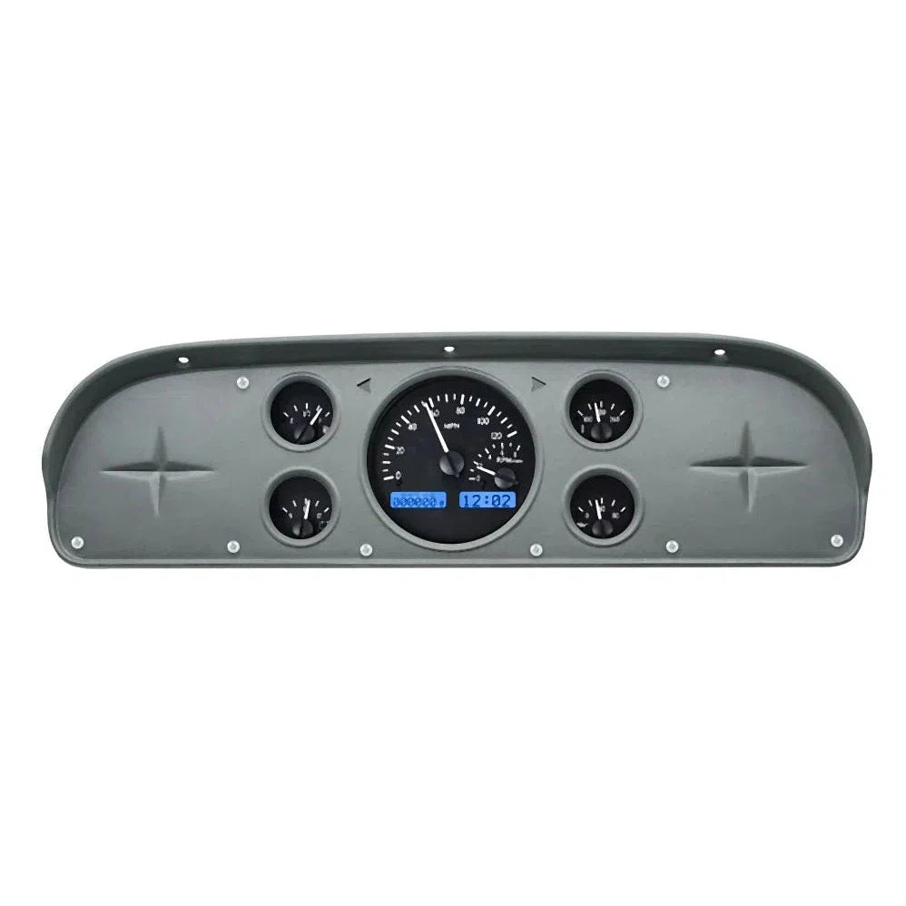 195760 FORD PICKUP VHX SYSTEM SILVER ALLOY STYLE FACE BLUE DISPLAY