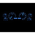 199093 MUSTANG VHX SYSTEM SILVER ALLOY STYLE FACE BLUE DISPLAY
