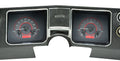 1968 CHEVELLE VHX SYSTEM CARBON FIBER STYLE FACE RED DISPLAY