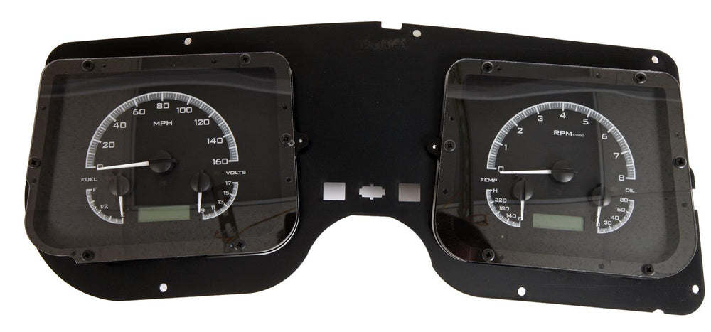 1968 CHEVELLE VHX SYSTEM CARBON FIBER STYLE FACE RED DISPLAY