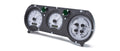 1964 65 CHEVELLE VHX SYSTEM SILVER ALLOY STYLE FACE WHITE DISPLAY