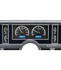 1964 65 CHEVELLE VHX SYSTEM SILVER ALLOY STYLE FACE WHITE DISPLAY