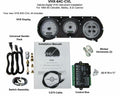 1964 65 CHEVELLE VHX SYSTEM SILVER ALLOY STYLE FACE WHITE DISPLAY