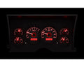 198894 CHEVY PICKUP VHX SYSTEM CARBON FIBER STYLE FACE RED DISPLAY