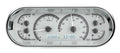 ROUNDED RECTANGLE VHX SYSTEM SILVER ALLOY STYLE FACE WHITE DISPLAY