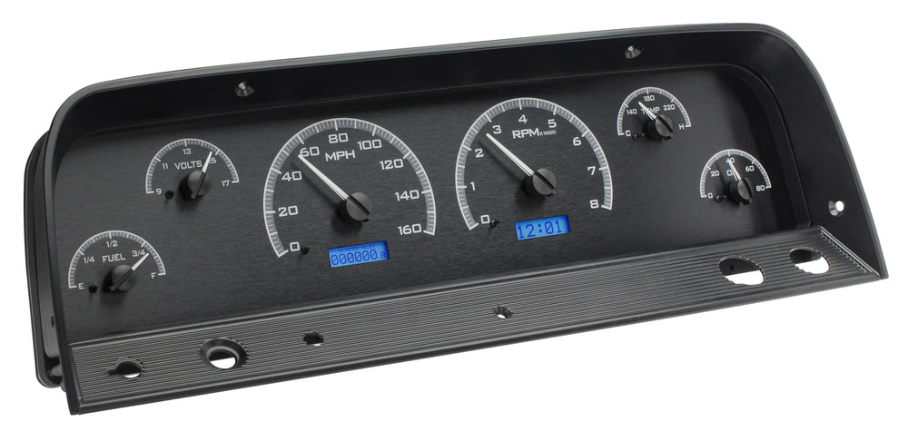 196466 CHEVY PICKUP VHX SYSTEM BLACK ALLOY STYLE FACE RED DISPLAY