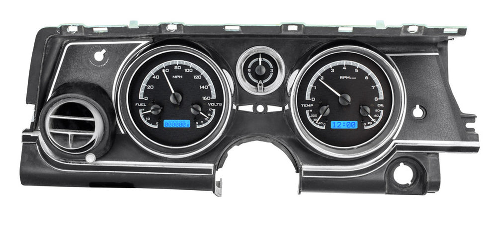 196365 BUICK RIVIERA VHX SYSTEM BLACK ALLOY STYLE FACE RED DISPLAY
