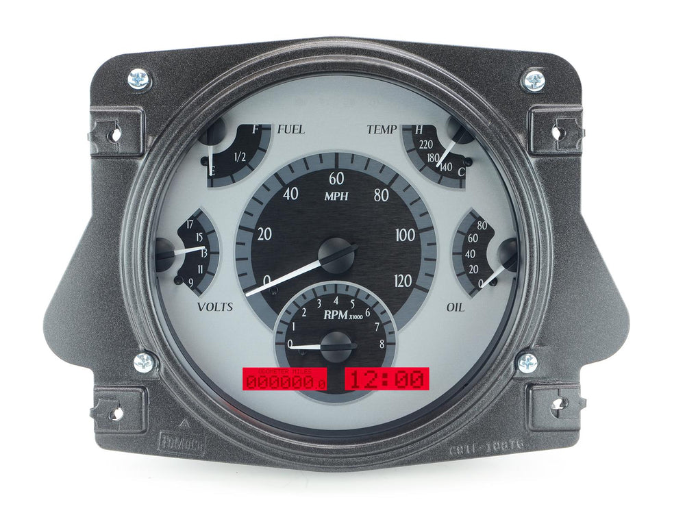 196677 FORD BRONCO VHX SYSTEM SILVER ALLOY STYLE FACE RED DISPLAY