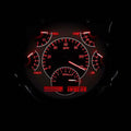 196677 FORD BRONCO VHX SYSTEM SILVER ALLOY STYLE FACE RED DISPLAY