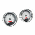 6PIECE ROUND UNIVERSAL VHX SYSTEM SILVER ALLOY STYLE FACE RED DISPLAY