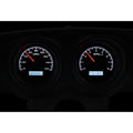 196970 MUSTANG VHX SYSTEM BLACK ALLOY STYLE FACE WHITE DISPLAY