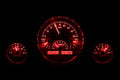 TRIPLE ROUND UNIVERSAL VHX SYSTEM SILVER ALLOY STYLE FACE RED DISPLAY