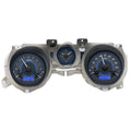 197173 MUSTANG VHX SYSTEM CARBON FIBER STYLE FACE BLUE DISPLAY
