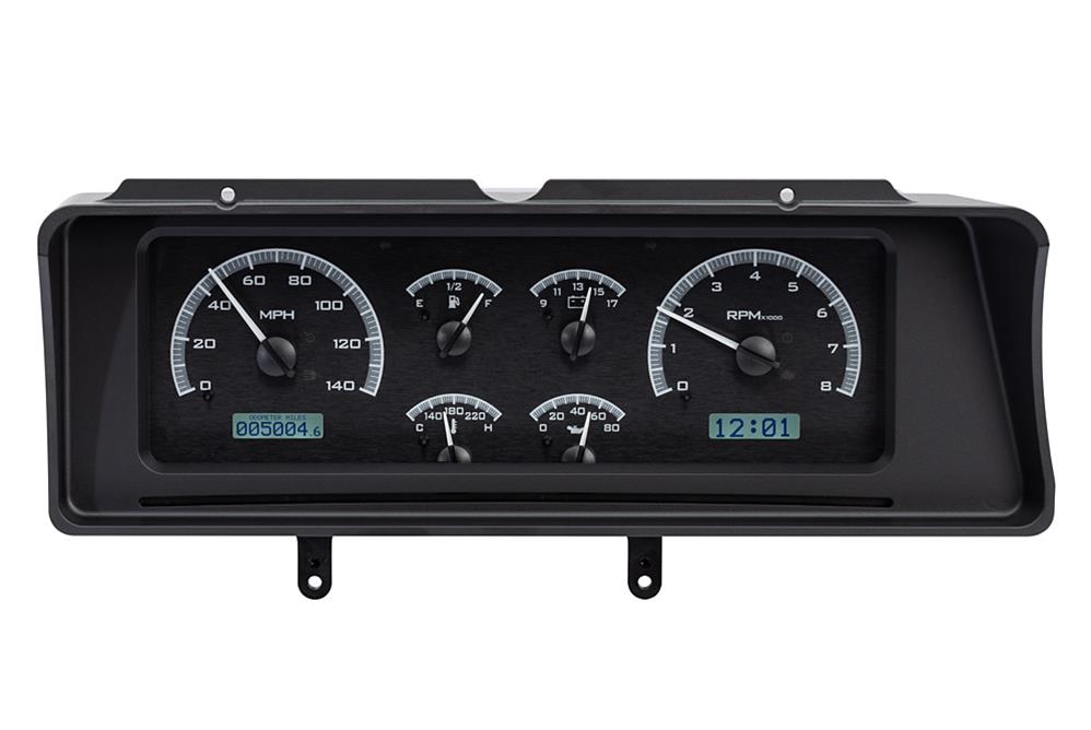 197883 MALIBU VHX SYSTEM BLACK ALLOY STYLE FACE WHITE DISPLAY
