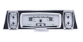 196163 LINCOLN CONTINENTAL VHX SYSTEM SILVER ALLOY STYLE FACE WHITE DISPLAY