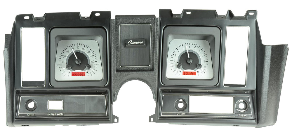 1969 CAMARO VHX SYSTEM SILVER ALLOY STYLE FACE RED DISPLAY