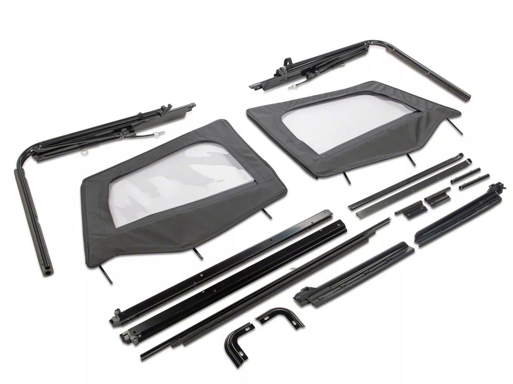 HDWRE TNT GL 88-95 YJ BLK DIA