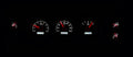 197072 CHEVELLE/ EL CAMINO VHX SYSTEM SILVER ALLOY STYLE FACE WHITE DISPLAY