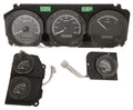 197072 CHEVELLE/ EL CAMINO VHX SYSTEM BLACK ALLOY STYLE FACE RED DISPLAY