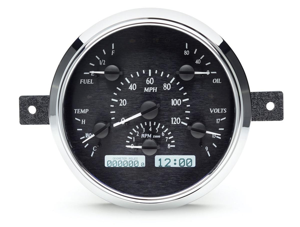 194950 FORD CAR VHX SYSTEM BLACK ALLOY STYLE FACE WHITE DISPLAY