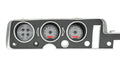 1968 PONTIAC GTO VHX SYSTEM SILVER ALLOY STYLE FACE RED DISPLAY