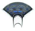 195556 CHEVY CAR VHX SYSTEM CARBON FIBER STYLE FACE BLUE DISPLAY