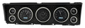 1967 IMPALA/CAPRICEVHX SYSTEM BLACK ALLOY STYLE FACE WHITE DISPLAY