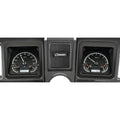 1969 CAMARO VHX SYSTEM BLACK ALLOY STYLE FACE WHITE DISPLAY