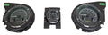 1969 CHEVELLE/ EL CAMINO VHX SYSTEM ANALOG CLOCK BLACK ALLOY STYLE FACE WHITE