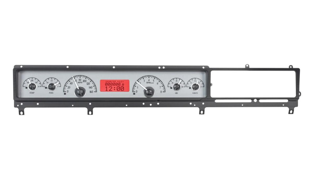 196667 FORD FAIRLANE VHX SYSTEM SILVER ALLOY STYLE FACE RED DISPLAY