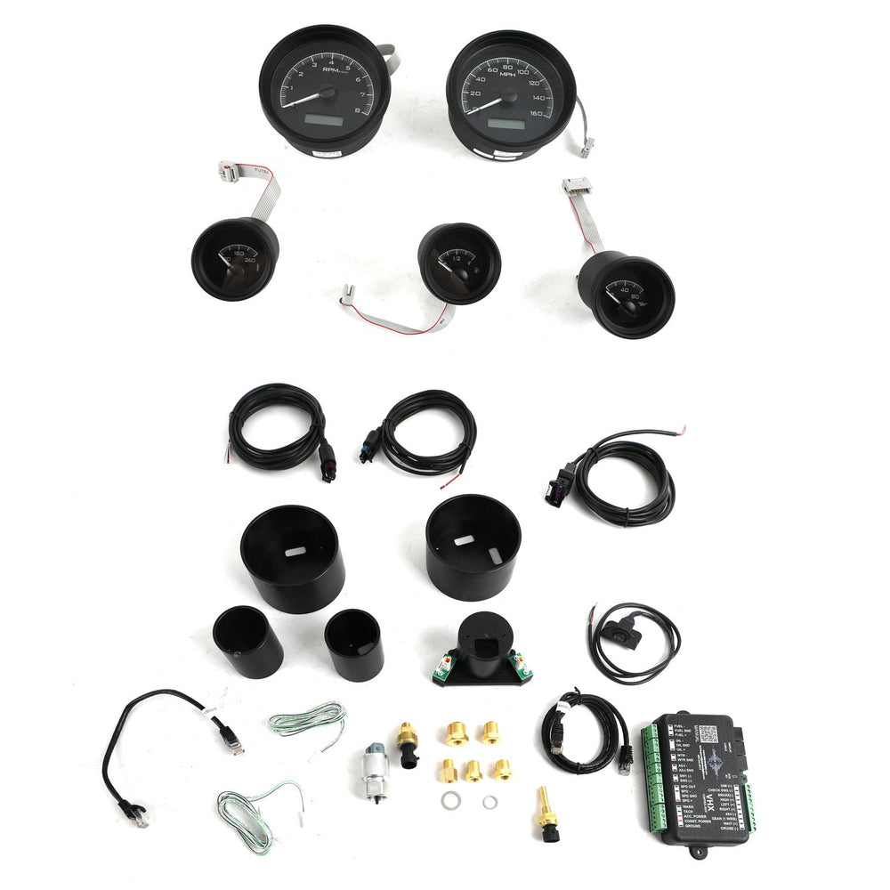197081 FIREBIRD VHX SYSTEM BLACK ALLOY STYLE FACE WHITE DISPLAY