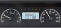 197790 IMPALA/CAPRICE VHX SYSTEM BLACK ALLOY STYLE FACE WHITE DISPLAY