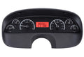 199496 CAPRICE/IMPALA SS VHX SYSTEM BLACK ALLOY STYLE FACE RED DISPLAY