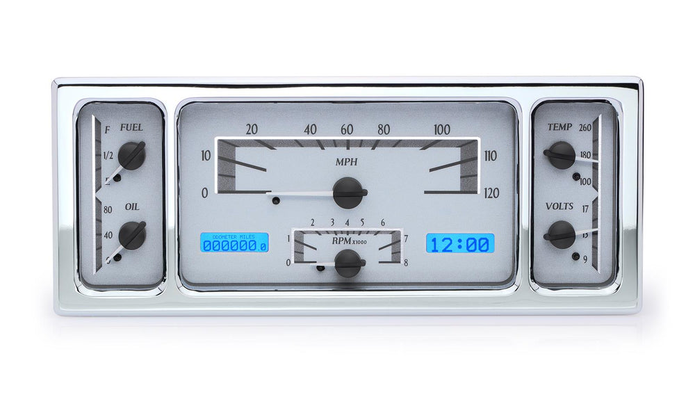 193536 1939 FORD CAR VHX SYSTEM SILVER ALLOY STYLE FACE BLUE DISPLAY