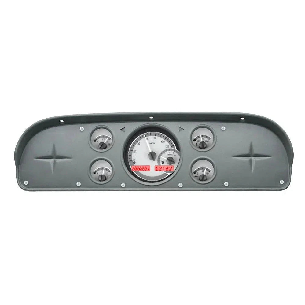 195760 FORD PICKUP VHX SYSTEM SILVER ALLOY STYLE FACE RED DISPLAY
