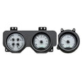 197072 PONTIAC GTO VHX SYSTEM SILVER ALLOY STYLE FACE WHITE DISPLAY