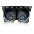 196768 CAMARO/FIREBIRD VHX SYSTEM SILVER ALLOY STYLE FACE WHITE DISPLAY