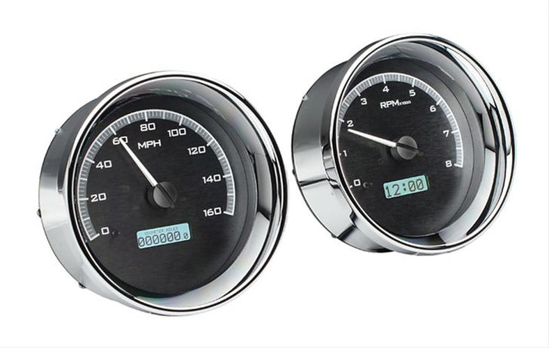 6PIECE ROUND UNIVERSAL VHX SYSTEM SILVER ALLOY STYLE FACE WHITE DISPLAY