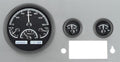 195586 CJ VHX SYSTEM BLACK ALLOY STYLE FACE WHITE DISPLAY
