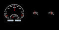 195586 CJ VHX SYSTEM BLACK ALLOY STYLE FACE WHITE DISPLAY