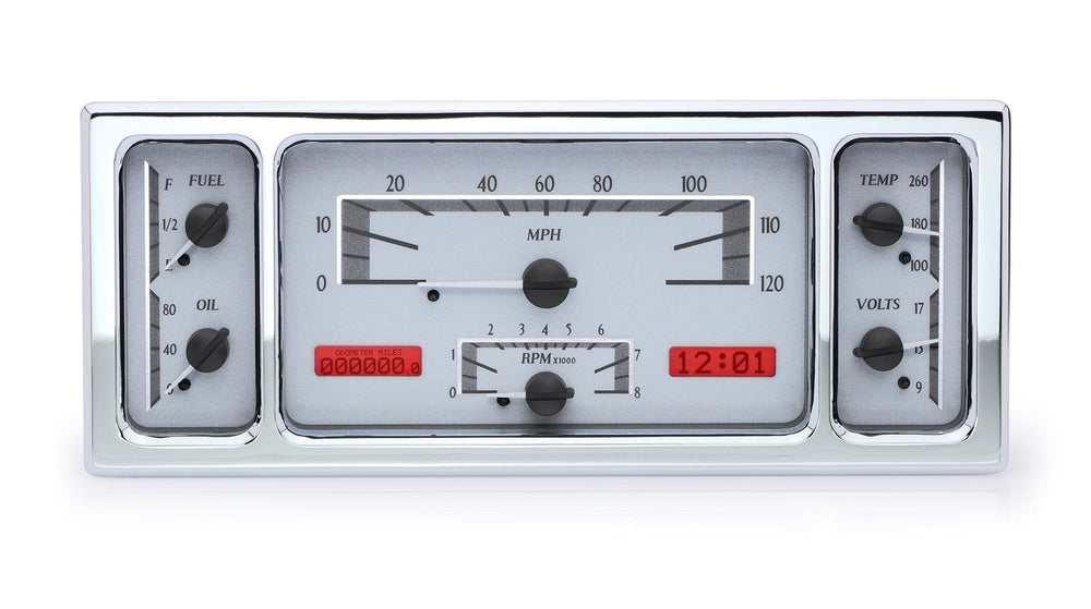193536 1939 FORD CAR VHX SYSTEM SILVER ALLOY STYLE FACE RED DISPLAY