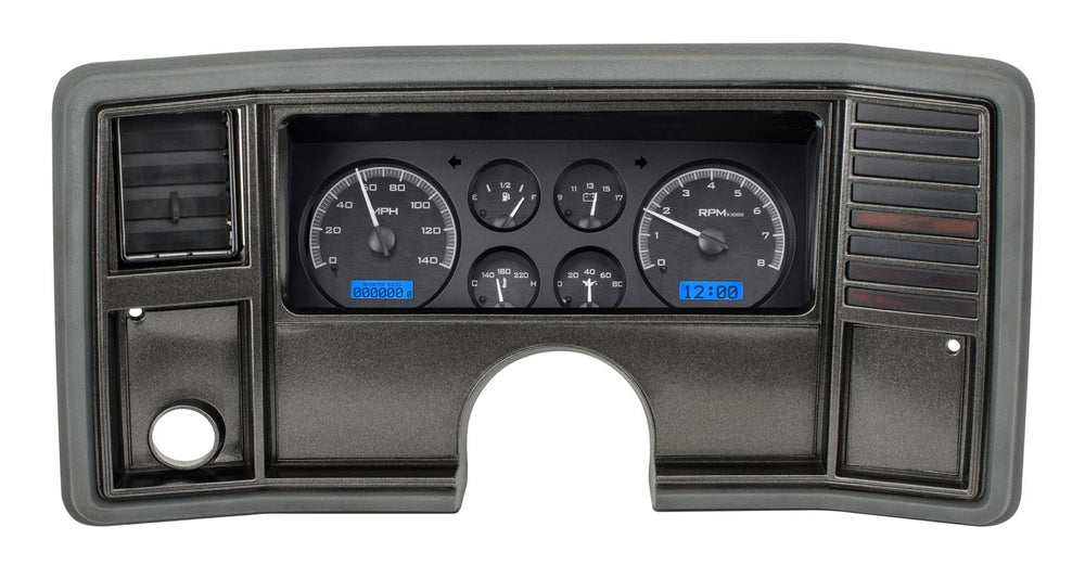 197888 CHEVY MONTE CARLO VHX SYSTEM BLACK ALLOY STYLE FACE BLUE DISPLAY