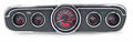 196566 MUSTANG VHX SYSTEM CARBON FIBER STYLE FACE RED DISPLAY