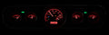 196566 MUSTANG VHX SYSTEM CARBON FIBER STYLE FACE RED DISPLAY