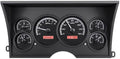 198894 CHEVY PICKUP VHX SYSTEM BLACK ALLOY STYLE FACE RED DISPLAY