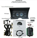 198894 CHEVY PICKUP VHX SYSTEM BLACK ALLOY STYLE FACE RED DISPLAY