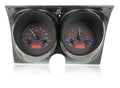 196768 CAMARO/FIREBIRD VHX SYSTEM CARBON FIBER STYLE FACE RED DISPLAY
